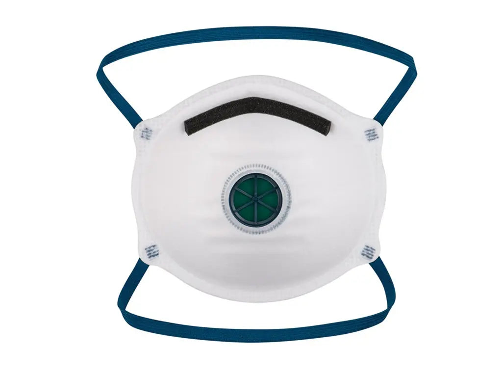Respiratore FFP2 P203 con valvola elastici e imbottitura nasale