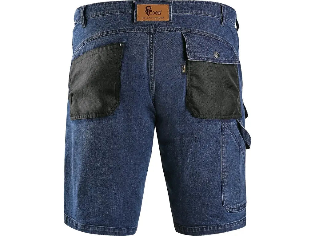 pantaloncini jeans lavoro con tasche cordura