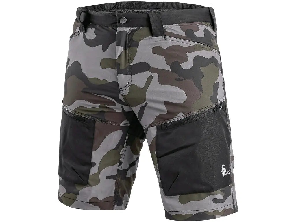 pantaloncini lavoro uomo dixon nero mimetico