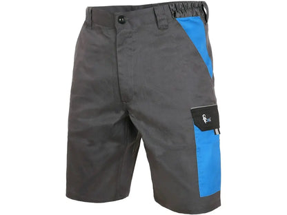 Pantaloncini da lavoro estivi Zefyro grigio blu con tasche laterali