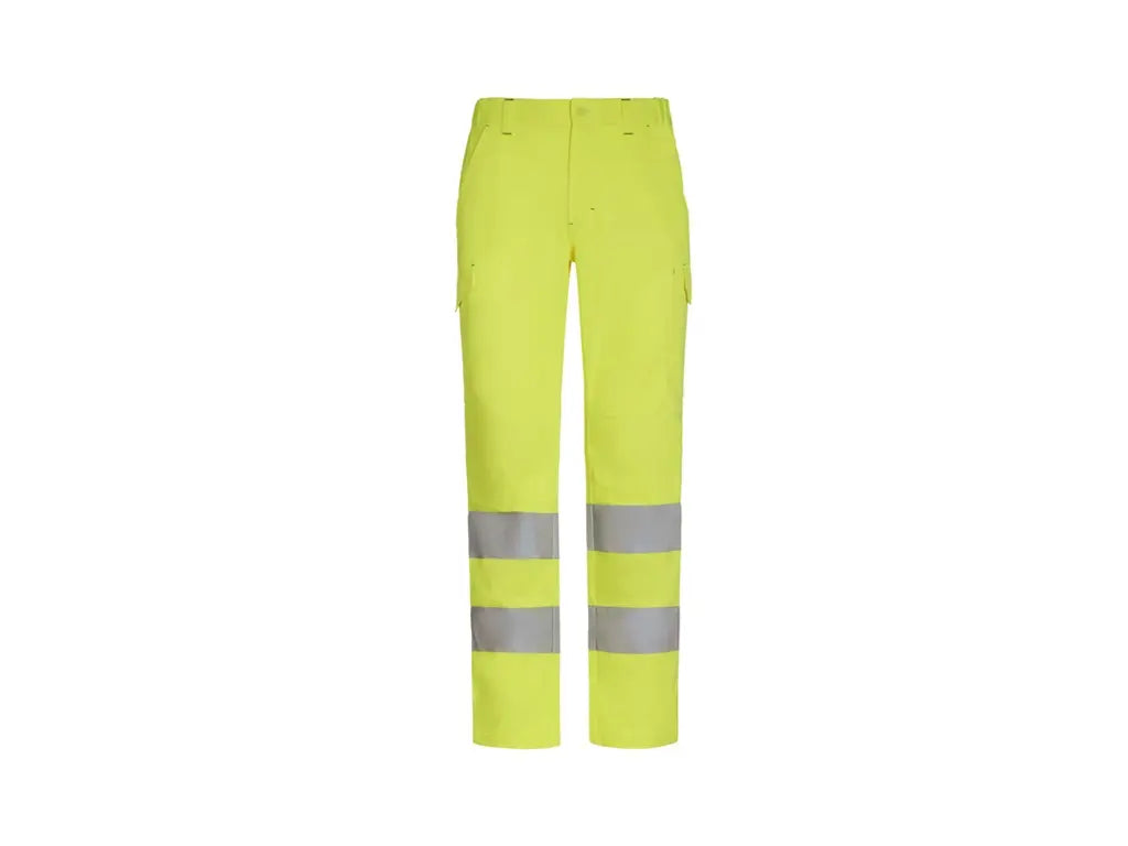 pantaloni hv giallo cantiere EN ISO 20471