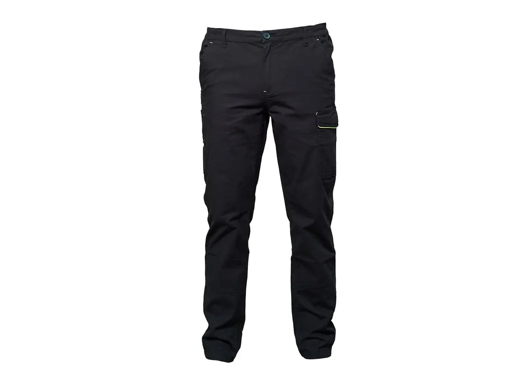 pantalone da lavoro zurigo light blu navy uomo elasticizzato ripstop leggero