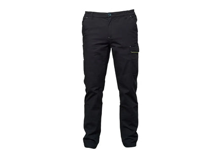 pantalone da lavoro zurigo light blu navy uomo elasticizzato ripstop leggero