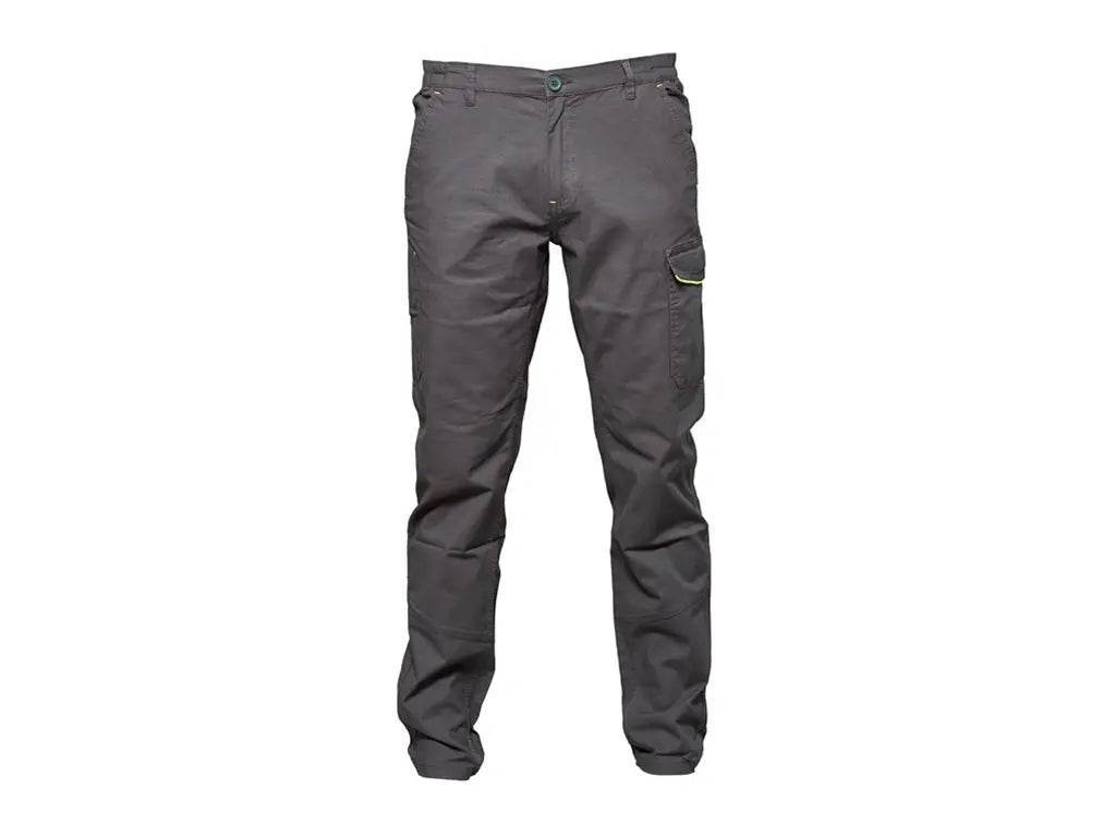 pantalone lavoro zurigo light grigio uomo cotone elasticizzato ripstop