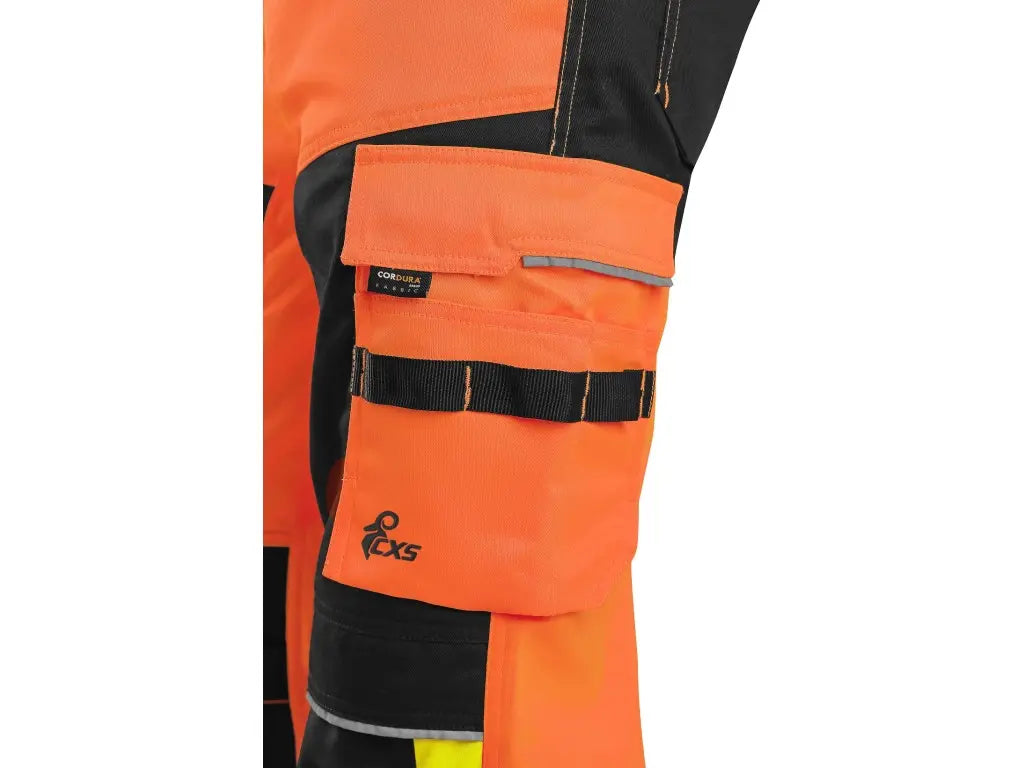 Tasca tecnica multifunzione lato sinistro pantaloni arancio BENSON