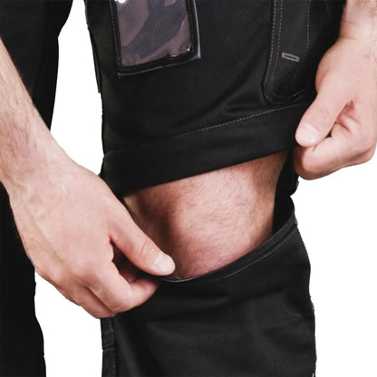 pantaloni da uomo da lavoro convertibili in pantaloncini tecnici