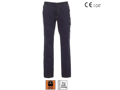 Pantaloni da lavoro invernali PAYPER Worker Winter Blu Navy in cotone 350g