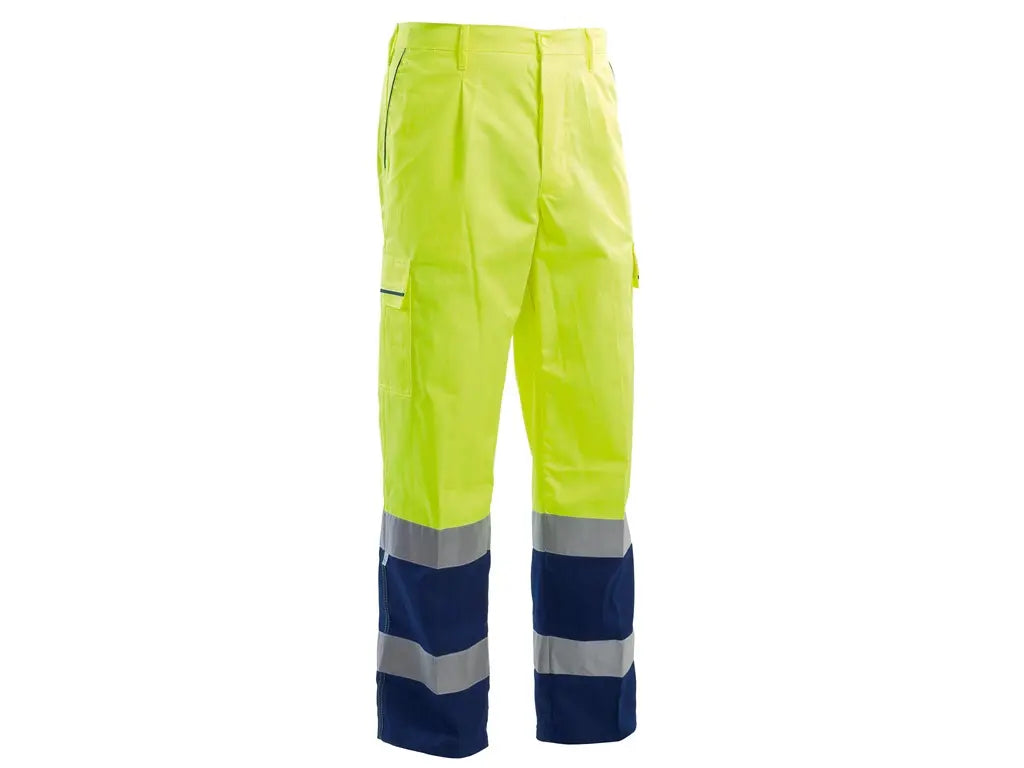 Pantaloni alta visibilità invernali 350 g/m² con bande rifrangenti – PWSTORE