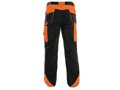 Pantaloni da Lavoro CXS SIRIUS BRIGHTON Uomo Nero/Arancio – Fine Serie