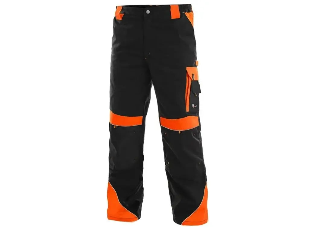 Pantaloni da Lavoro CXS SIRIUS BRIGHTON Uomo Nero/Arancio – Fine Serie