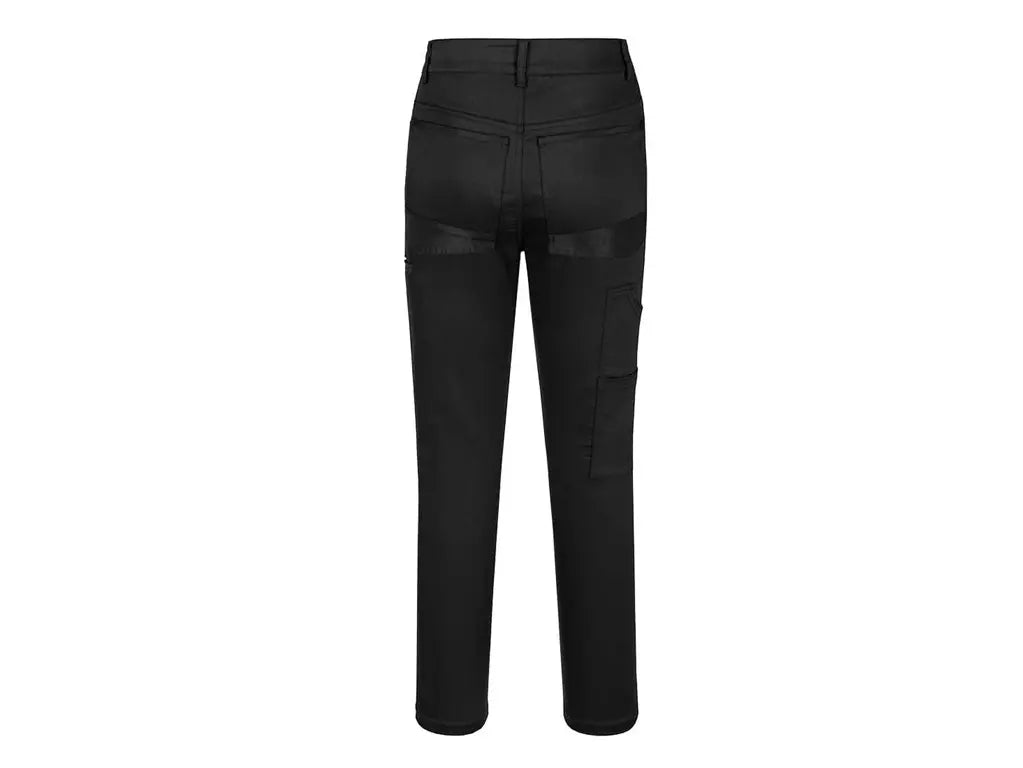 Pantaloni KX3 donna vestibilità slim twill elasticizzato 2 vie 270 g m2 con 6 tasche porta metro