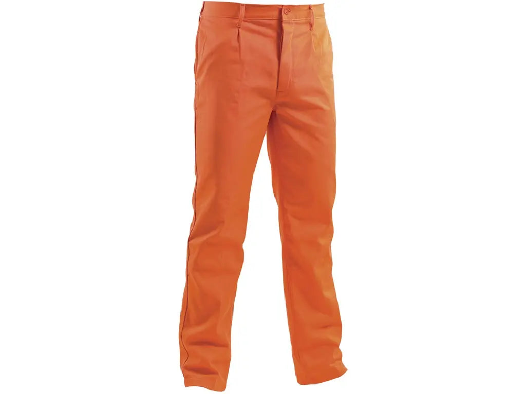 Pantaloni da lavoro ignifughi per saldatore 100% cotone 295 g m2 EN ISO 11611 11612