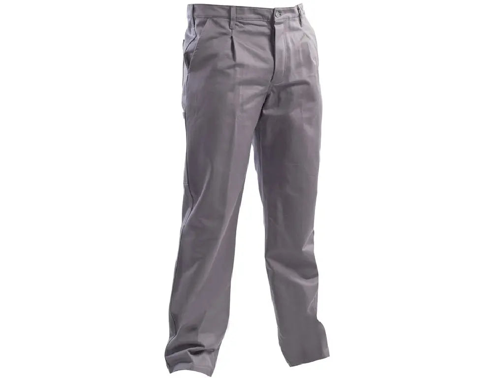 Pantaloni da lavoro cotone fustagno con vita elasticizzata e patta bottoni coperti