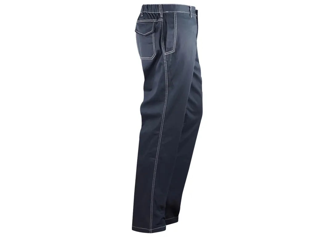 Pantaloni Multinorma blu FR 260 g/m² antistatici EN 1149-5 –vista laterale - PWSTORE