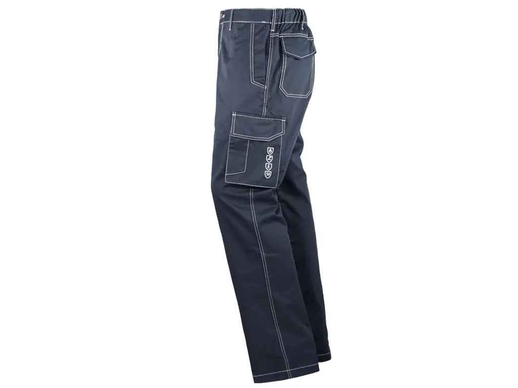 Dettaglio tasca cargo con velcro ignifugo – pantaloni FR – PWSTORE