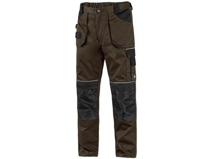 Pantaloni da lavoro Orion invernali uomo marrone-nero