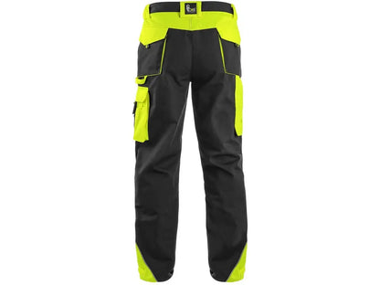 Vista posteriore dei pantaloni da lavoro SIRIUS uomo con tasche posteriori multifunzione