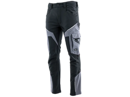 Pantaloni da lavoro softshell COMFORT WINTER grigio nero