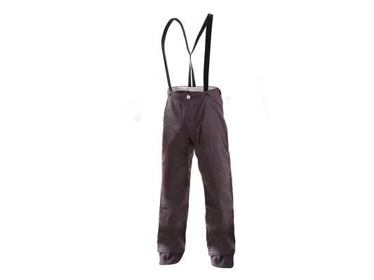 Pantaloni da saldatore con bretelle ignifughi EN ISO 11611