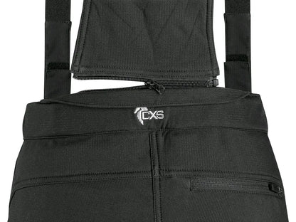 Pettorina e bretelle staccabili con cerniera dei pantaloni da lavoro TRENTON softshell