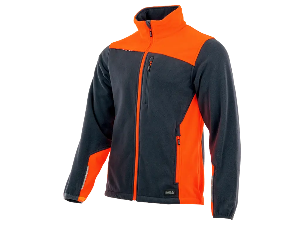 Pile da lavoro POLAR COMFORT PLUS arancio antracite 350 g/m²