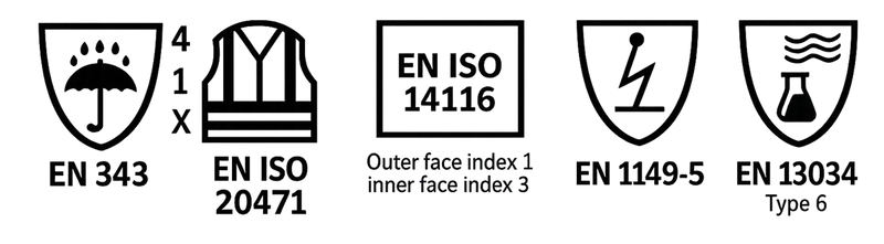 Pittogrammi e certificazioni del prodotto