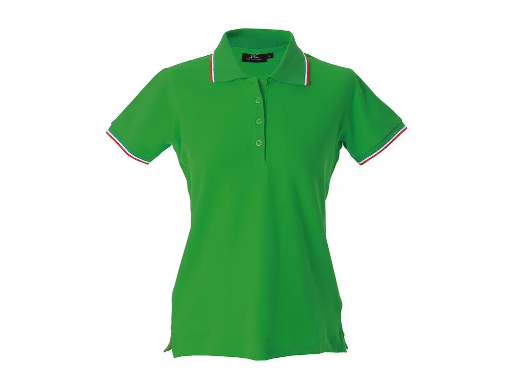 polo divisa aziendale donna cotone pique colore verde