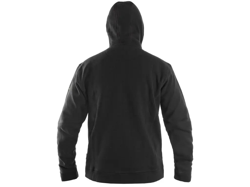 Felpa da lavoro con cappuccio HARRISON – zip, 360 g/m², personalizzabile