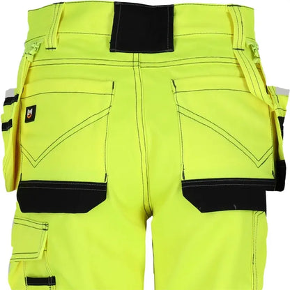 Pantaloni Alta Visibilità Donna Multitasche Giallo/Nero – EN ISO 20471