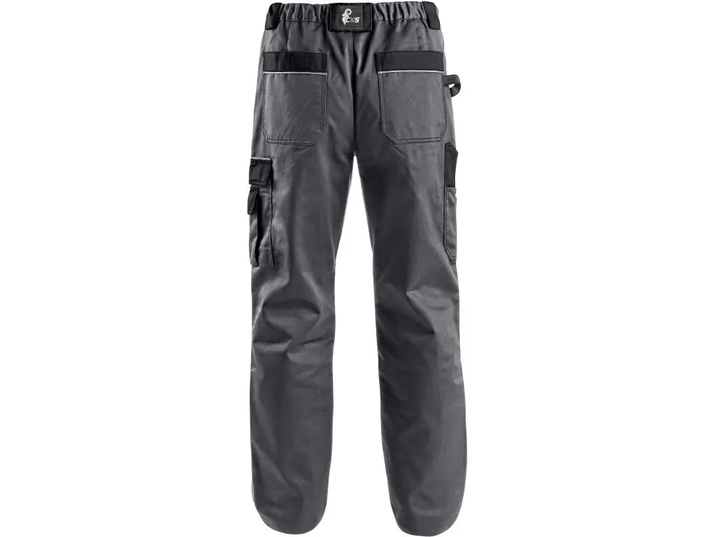 Retro dei pantaloni da lavoro Orion invernali con tasche posteriori e dettagli riflettenti