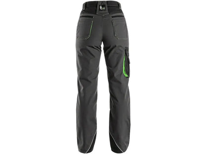 Pantaloni da lavoro donna SIRIUS AISHA vista posteriore – multitasche e fascia elastica – PWSTORE