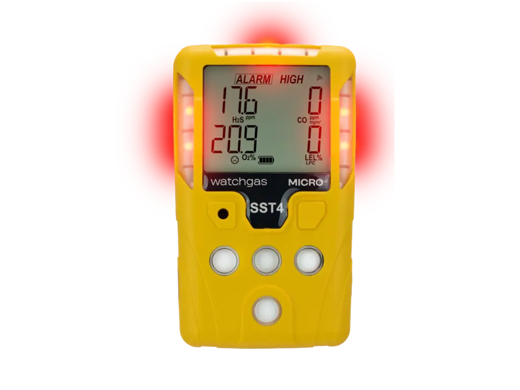 rilevatore 4 gas WatchGas SST4 Micro compatto professionale