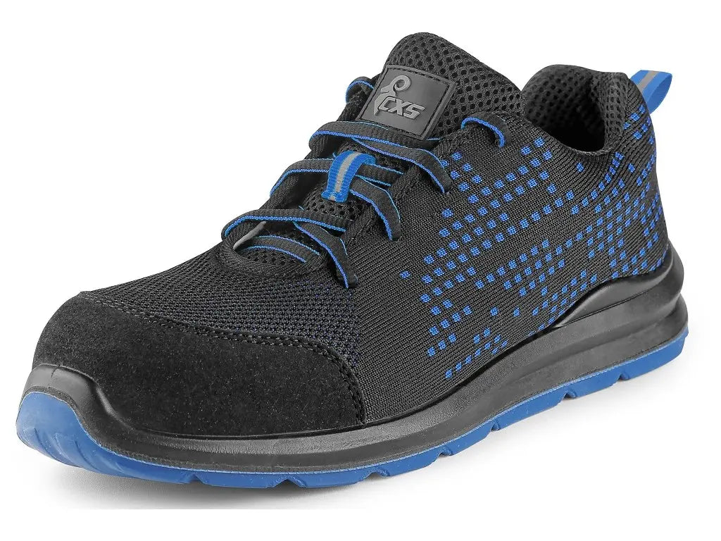 Scarpa antinfortunistica TEXLINE Blu S1 bassa in poliestere lavabile 30°C con suola PU/PU SR