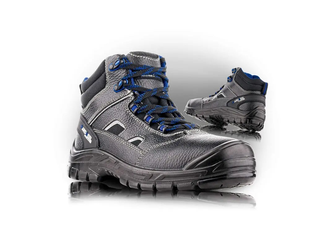 Scarpe antinfortunistiche alte BRUSEL S3 SR in pelle bovina