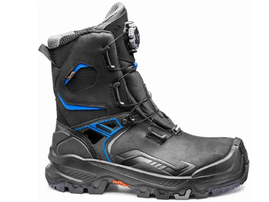 Stivali antinfortunistici Base T-Robust Top S7S con BOA – pelle ingrassata H2STOP, suola PU/gomma HRO SR