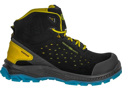 Scarpa S1PS SR FO antiscivolo in pelle scamosciata e TPU , vista laterale – PWSTORE