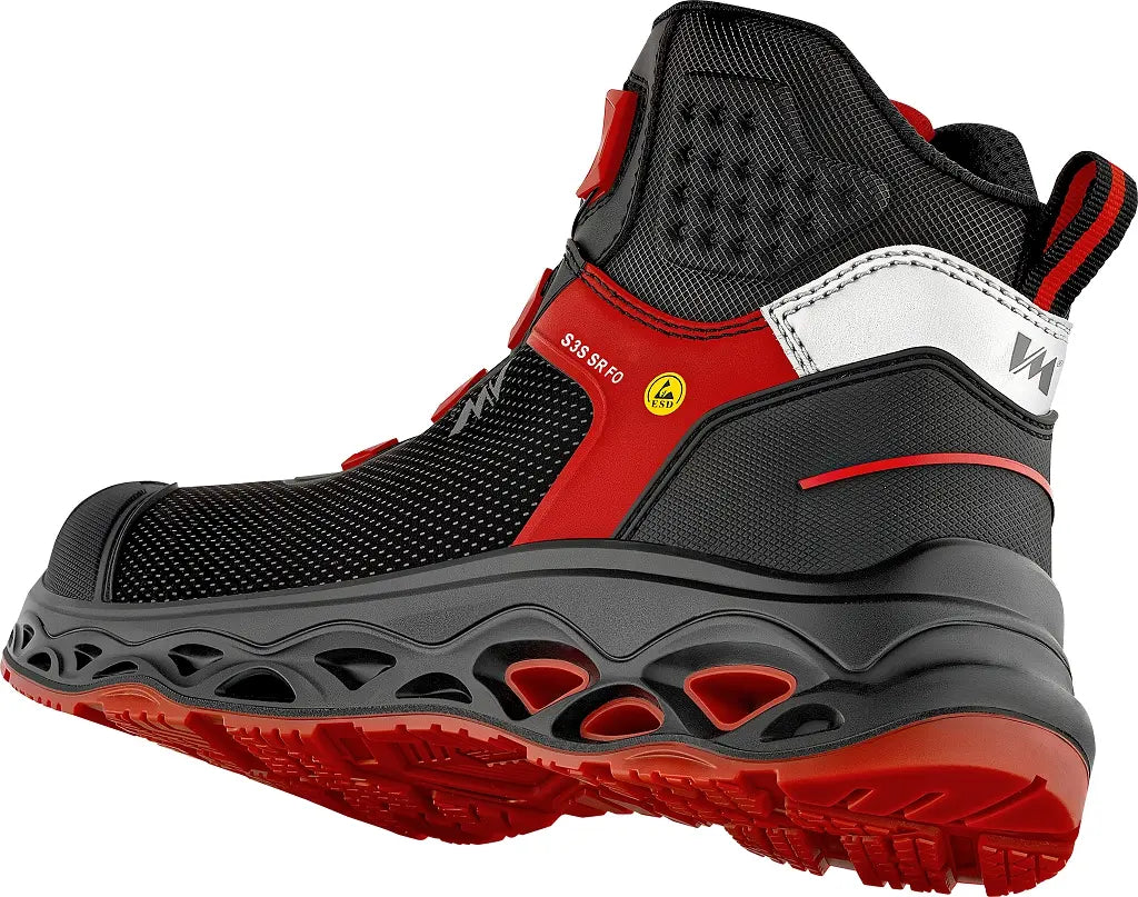 Scarpe da lavoro alla caviglia HONGKONG con suola ammortizzata PU PU