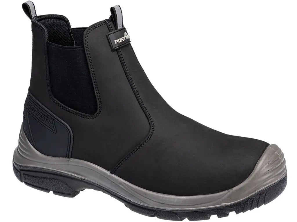 Scarpa antinfortunistica Rafter S7 – stivaletto nabuk con membrana, puntale/lamina acciaio, suola PU/PU SR FO