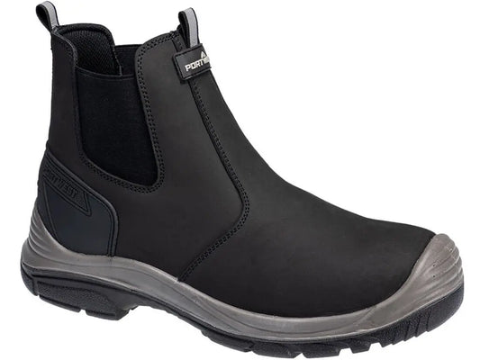 Scarpa antinfortunistica Rafter S7 – stivaletto nabuk con membrana, puntale/lamina acciaio, suola PU/PU SR FO