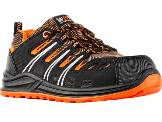 scarpe da lavoro basse S1P con intersuola in kevlar e suola PU PU