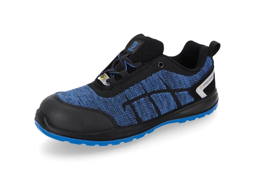 Scarpe da lavoro CHESTER BLUE S1P ESD traspiranti con puntale acciaio