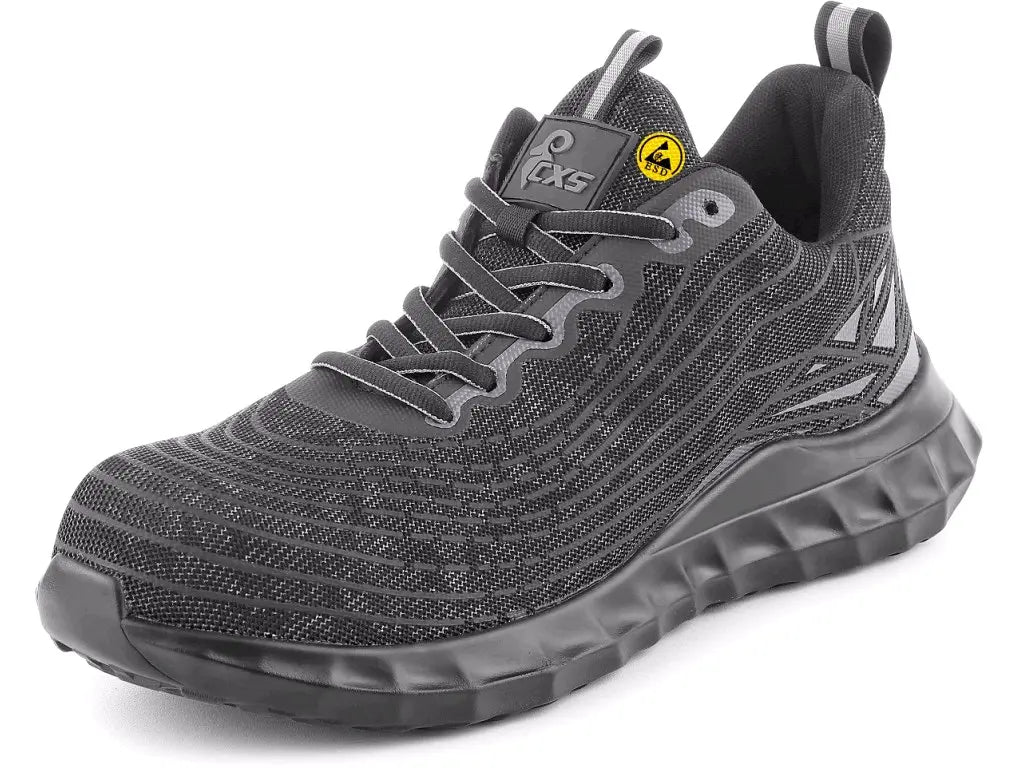 Scarpe da lavoro TEXLINE BURU O1 ESD – mesh poliestere 2,0 mm, suola PU antiscivolo SR FO