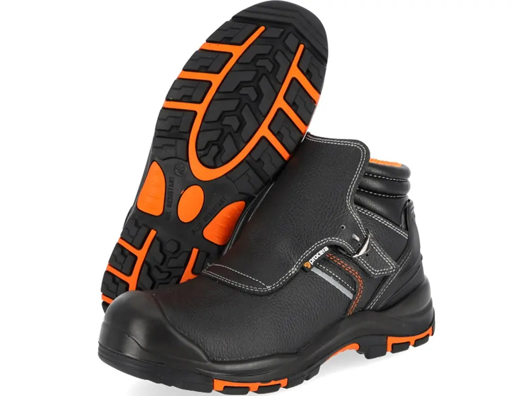 Scarpe da saldatore S3L SR HRO – puntale composito, lamina Kevlar, suola HRO 300 °C