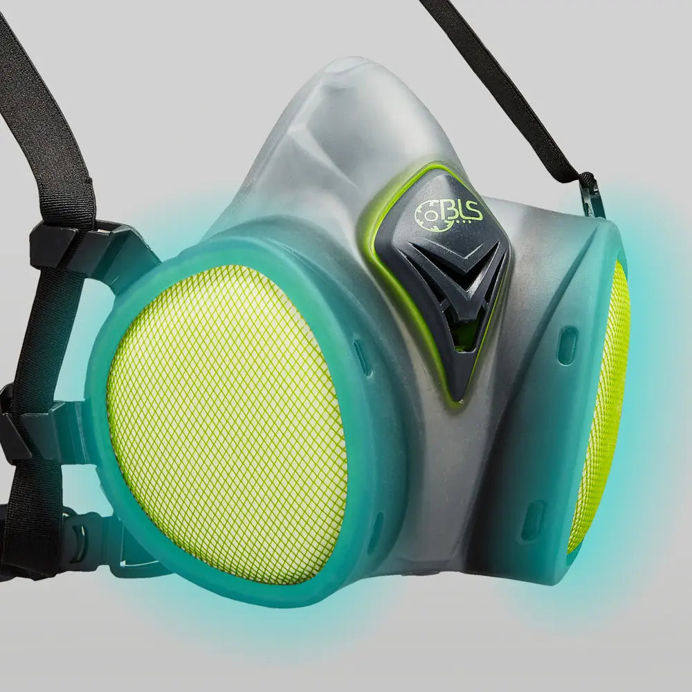 semimaschera bifiltro BLS per gas vapori e particolato