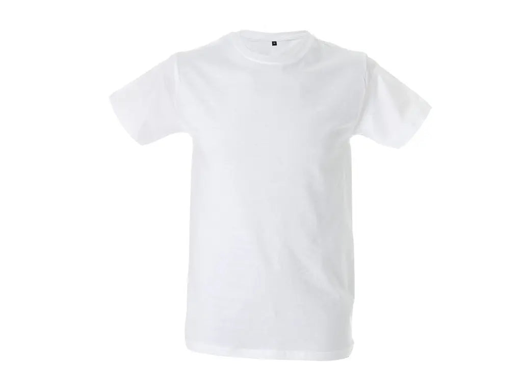 maglietta uomo 100% cotone bianca