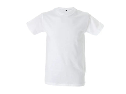 maglietta uomo 100% cotone bianca