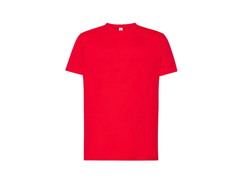 t-shirt uomo economica con doppie cuciture Rossa