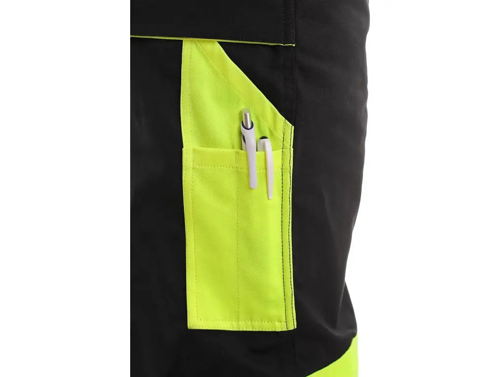 Dettaglio del portapenne e delle tasche porta utensili dei pantaloni da lavoro SIRIUS