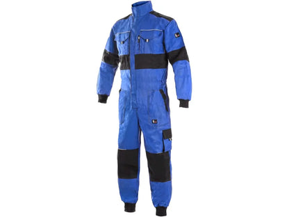 Tuta da lavoro ALASKA invernale uomo blu-nero con imbottitura in fibra cava – PWSTORE