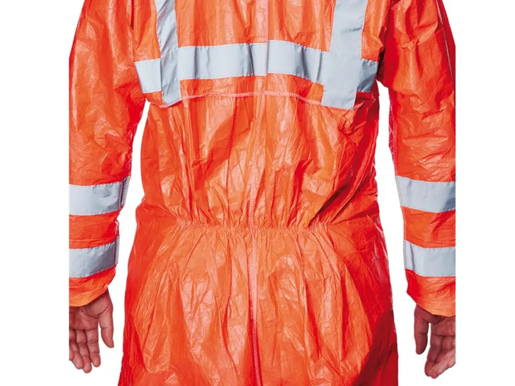 Tuta monouso alta visibilità antistatica e biologica EN 1149-5 EN 14126 – PWSTORE